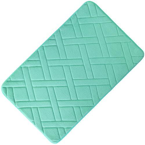 Tapis Salle de Bain Bleu Turquoise