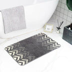 Tapis Salle de Bain Gris