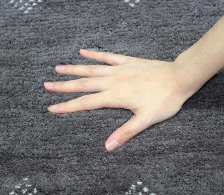 Tapis Salle de Bain Gris