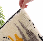 Tapis Salle de Bain Jaune et Gris