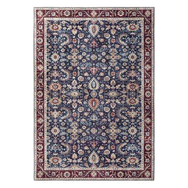 Tapis Salon Bleu Vintage