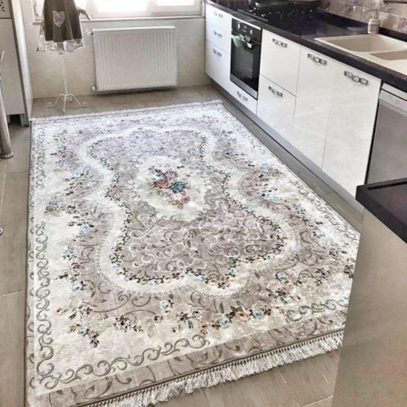 Tapis Salon Gris Vintage