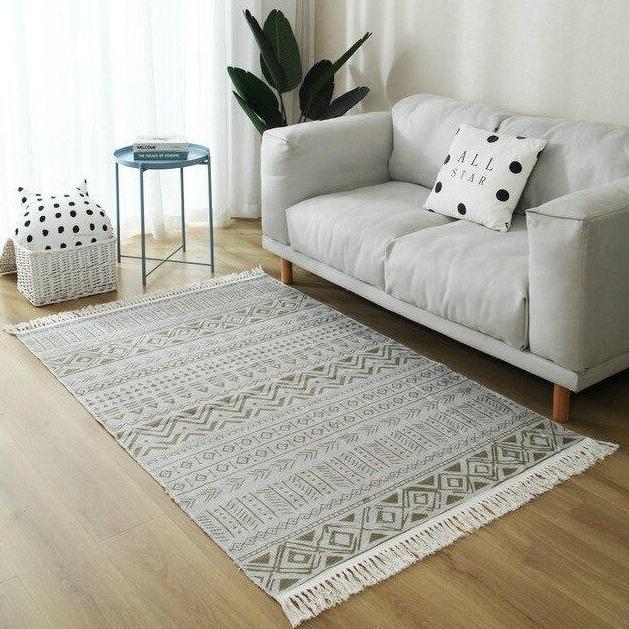 Tapis Salon Marron Beige