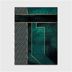 Tapis Salon Vert Émeraude