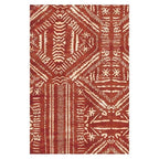 Tapis Style Oriental Rouge