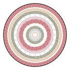 Tapis Vert Jaune Rouge