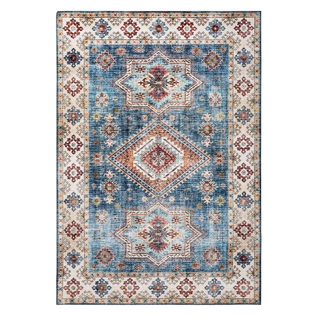 Tapis Vintage Bleu Beige