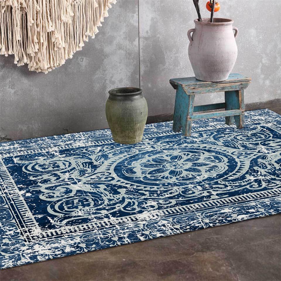 Tapis Vintage Bleu Canard