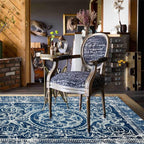 Tapis Vintage Bleu Canard
