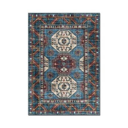 Tapis Vintage Bleu Foncé