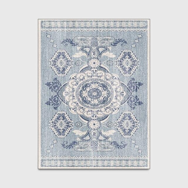 Tapis Vintage Bleu Gris