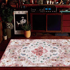 Tapis Vintage Rose Gris