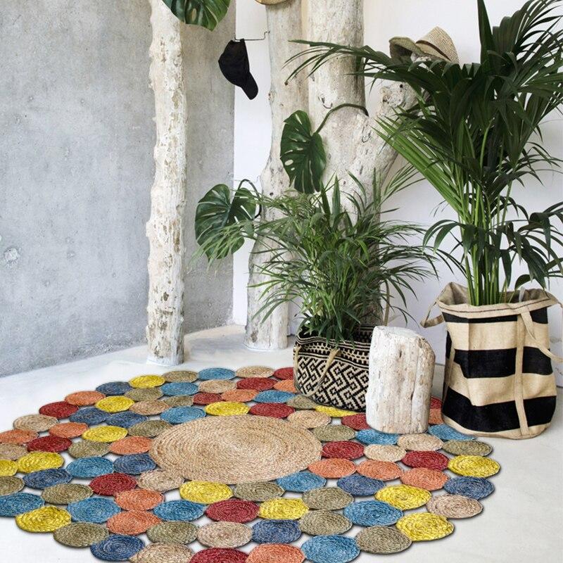 Tapis Jute Colorée