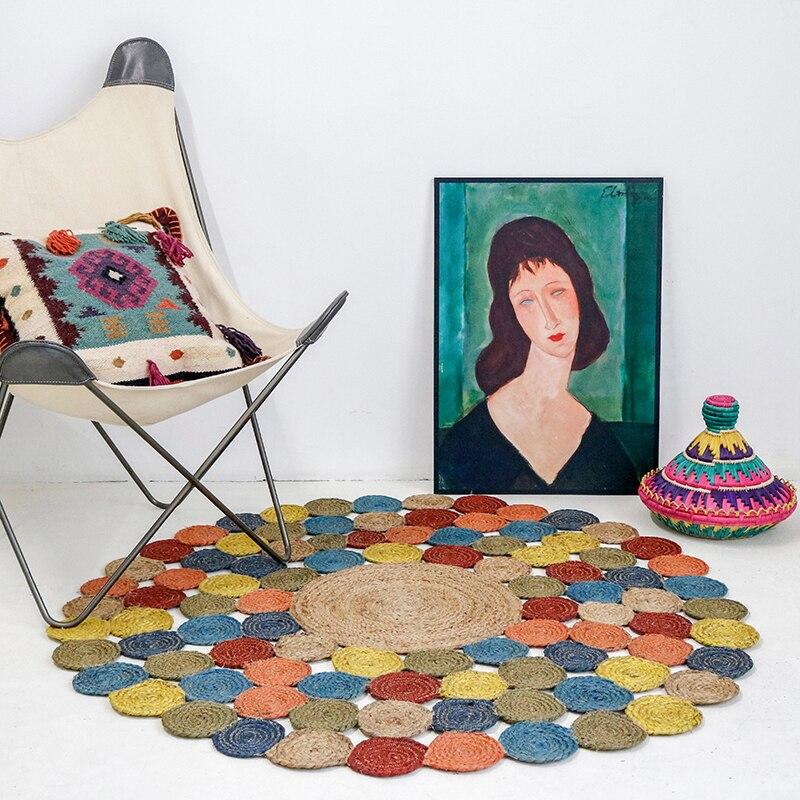 Tapis Jute Colorée