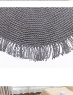 Tapis Jute Gris Rond
