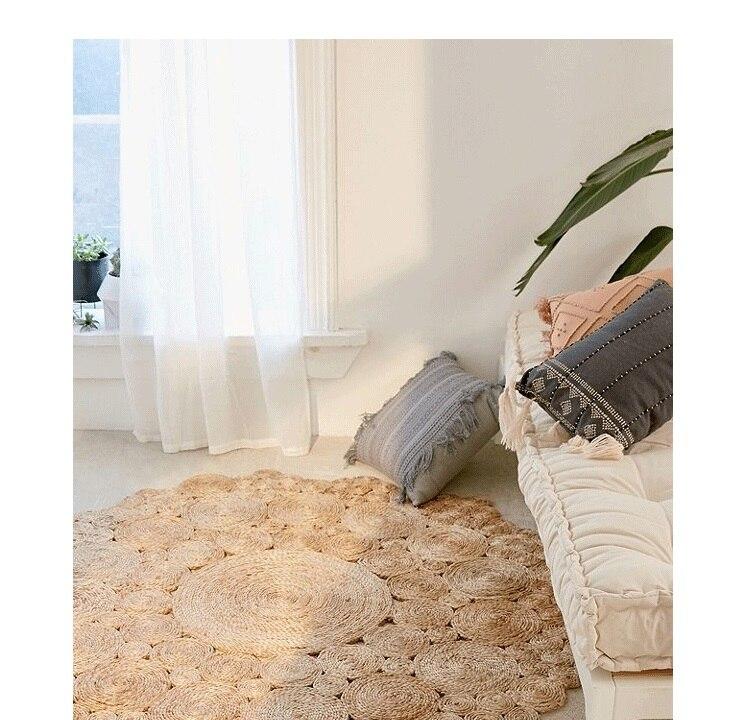 Tapis Jute Mandala