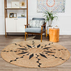 Tapis Jute Rond 90cm