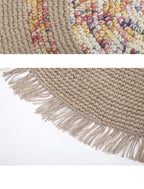 Tapis Rond Jute Écru