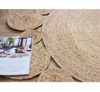 Tapis Rond Jute Tissé