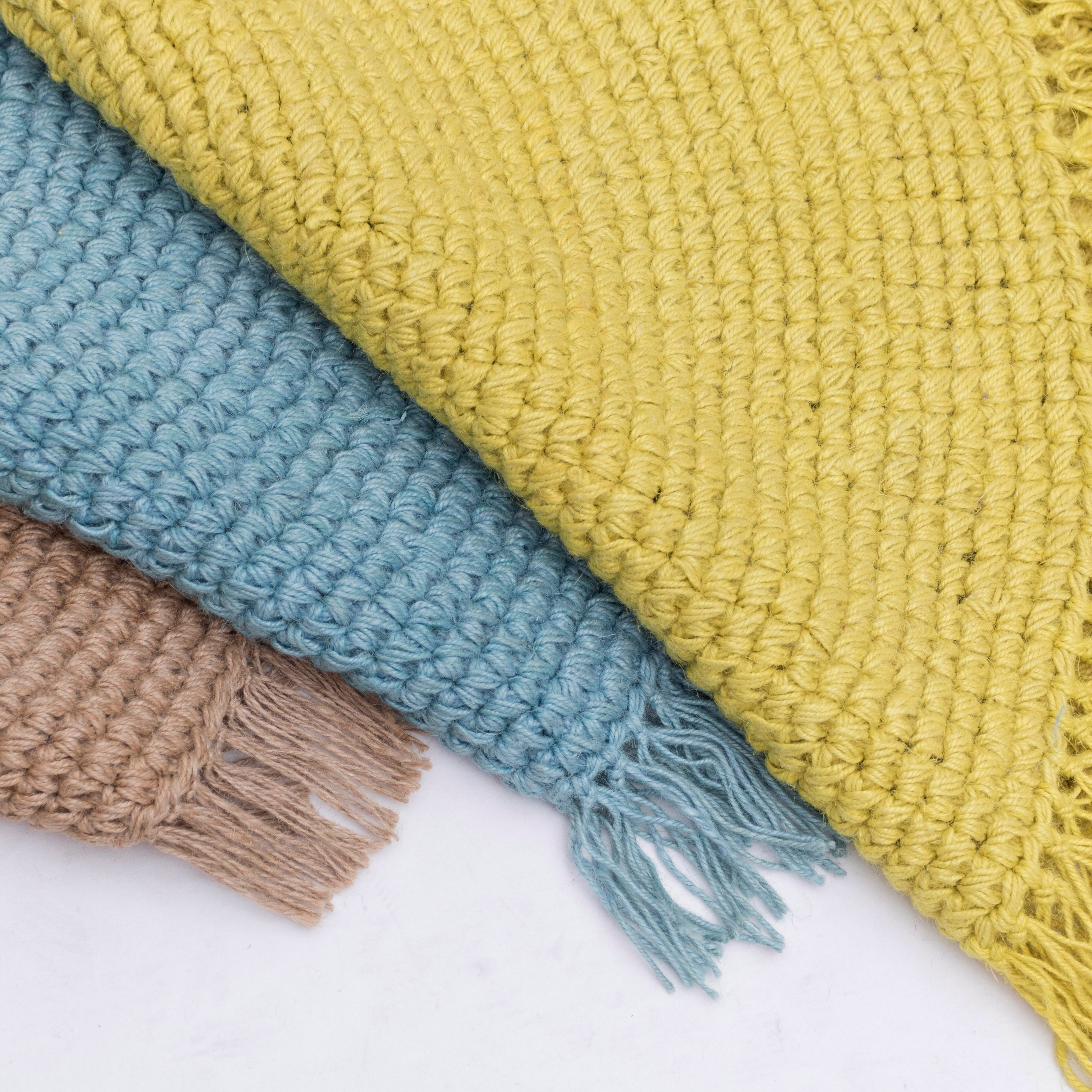 Tapis Rond Jute Vert